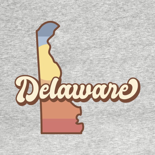 Delaware Retro by SunburstGeo